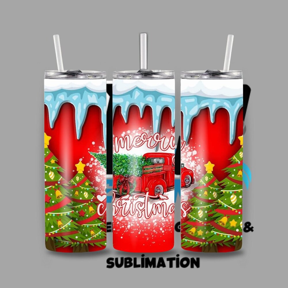 Red Truck 20 Ounce Tumbler